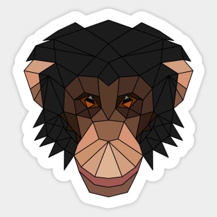 Geo Monkey Sticker